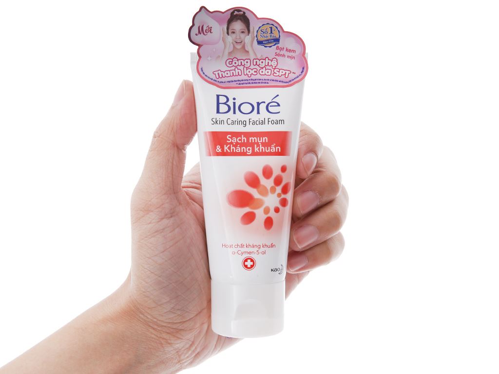 Sữa rửa mặt kháng khuẩn Bioré 50g giá tốt tại Bách hoá XANH