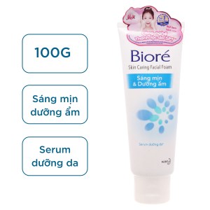 Sữa rửa mặt Bioré sáng mịn dưỡng ẩm 100g
