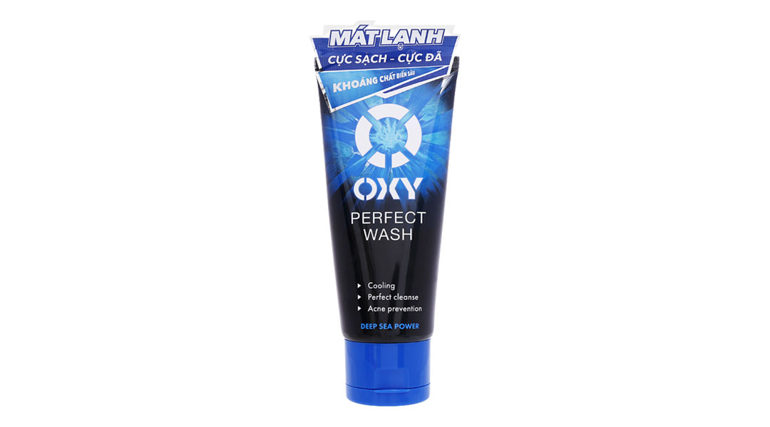 Kem rửa mặt Oxy Perfect Wash sạch bã nhờn, ngừa mụn