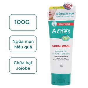 Gel rửa mặt Acnes ngăn ngừa mụn cho tuổi 25+ 100g