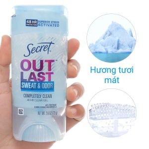 Gel khử mùi Secret Outlast Swet & Odor 73g