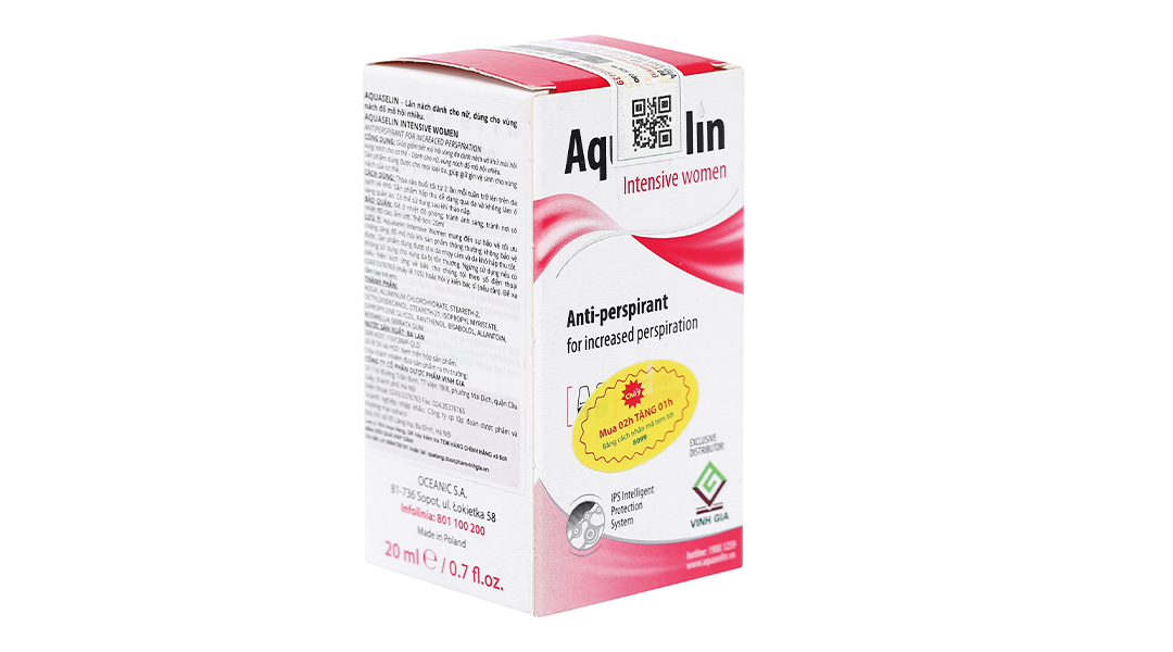 Aquaselin có giúp giảm tiết mồ hôi không?
