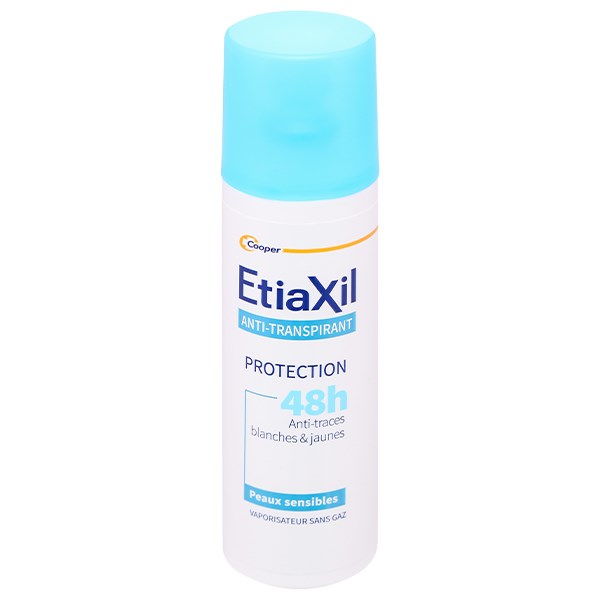 Xịt khử mùi Etiaxil Déodorant Peaux Sensibles ngăn mùi, mồ hôi 48h