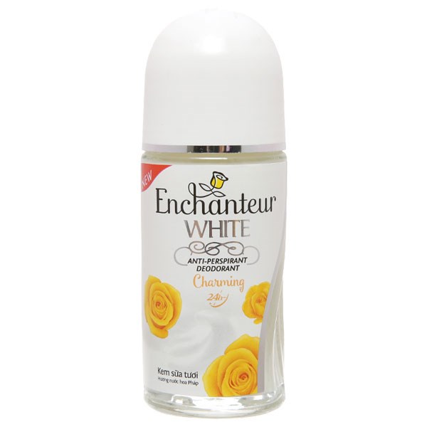 Lăn khử mùi Enchanteur White Charming chai 50ml