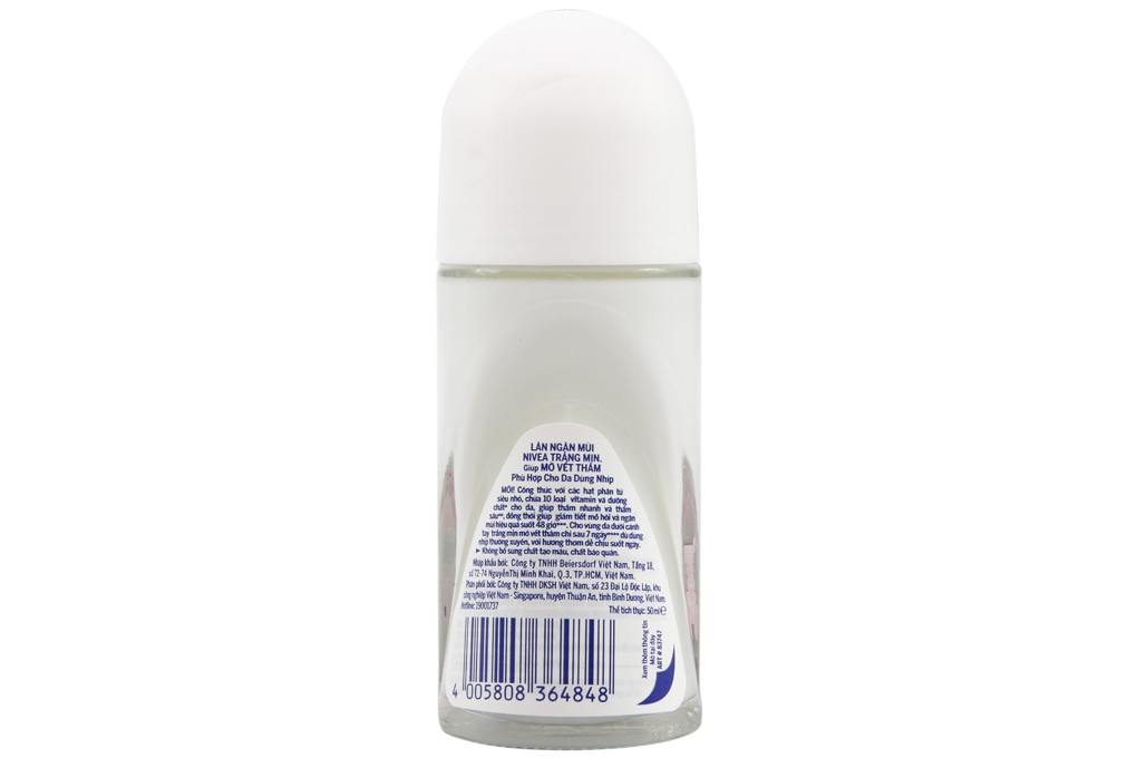 Lăn ngăn mùi Nivea trắng mịn giúp mờ vết thăm 50ml