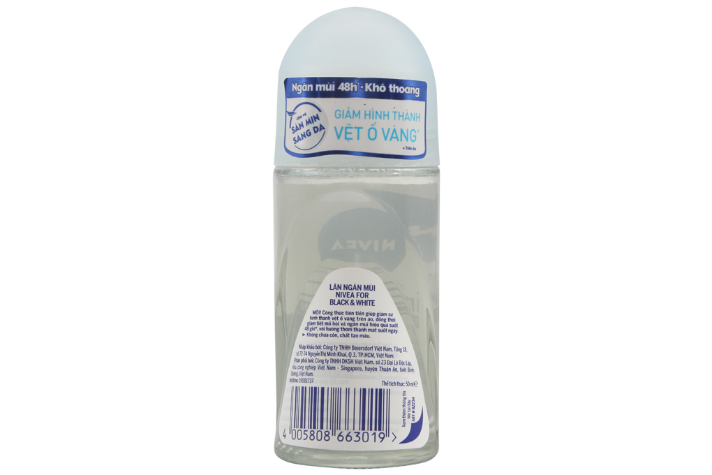 Lăn ngăn mùi Nivea for black & white 50ml