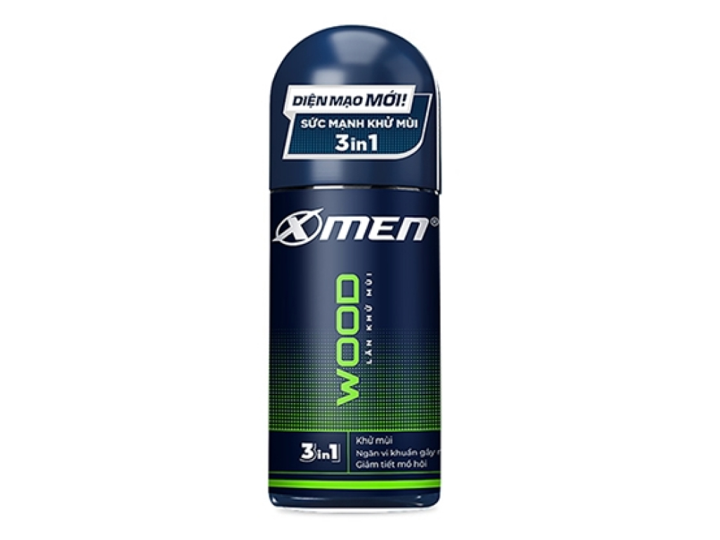 Lăn khử mùi X-Men Wood Sport thơm lâu 50ml 1
