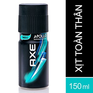 Xịt khử mùi ngăn tiết mồ hôi hiệu quả 24h AXE Apollo 150ml