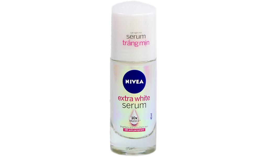 Lăn ngăn mùi Serum trắng mịn Nivea 40ml