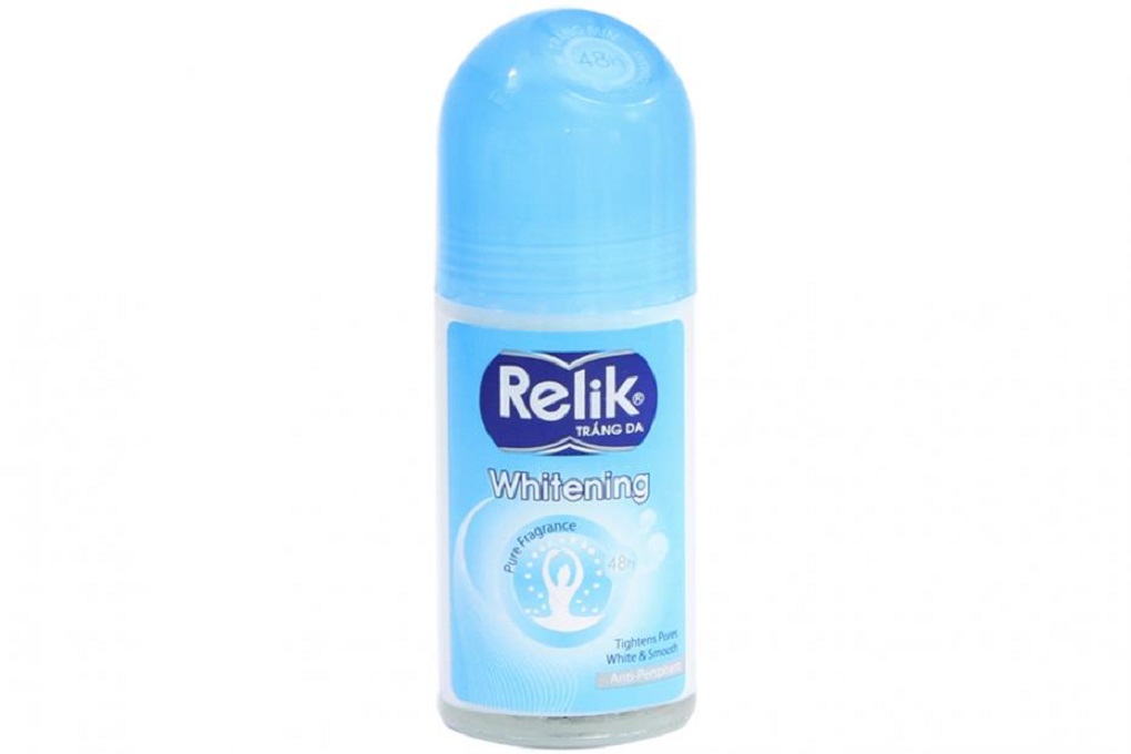 Lăn khử mùi Relik trắng mịn tự nhiên 50ml