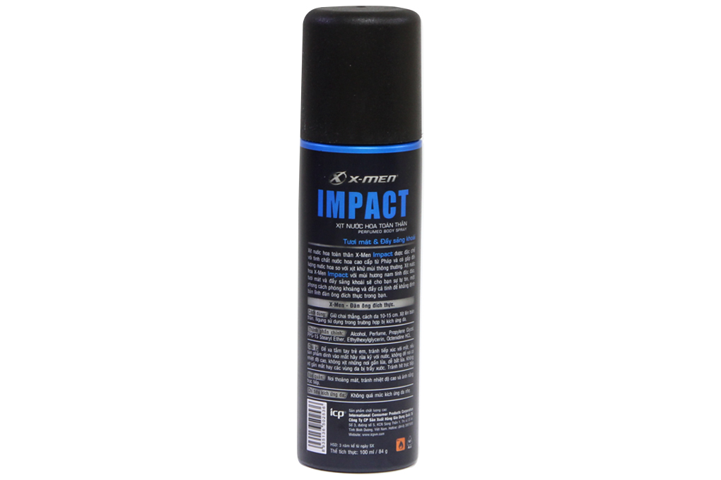 Xịt khử mùi X-Men impact 100ml