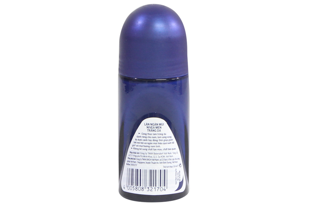 LĂN KHỬ MÙI NIVEA MEN TRẮNG DA 50ML