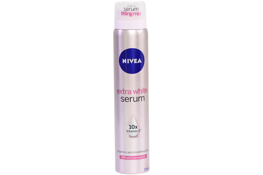 Xịt khử mùi Nivea extra white serum 100ml