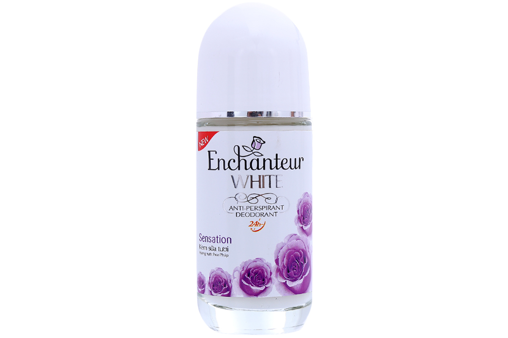 Lăn khử mùi Enchanteur Sensation trắng da 50ml