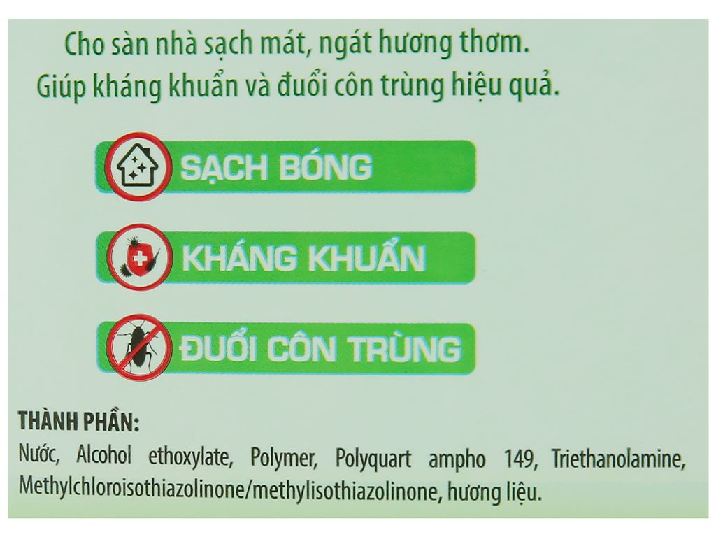 Nước lau sàn POWER100 hương chanh sả can 3.8kg 4