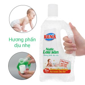 Nước lau sàn Rena hương phấn dịu nhẹ chai 1 lít