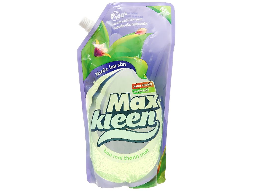 Nước lau sàn nhà MaxKleen hương ban mai thanh mát túi 1kg 1