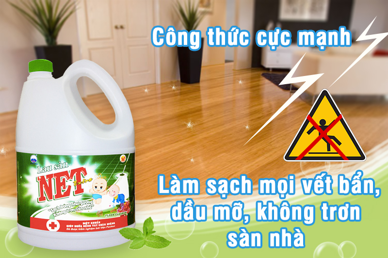 Nước lau sàn NET Extra can 4kg
