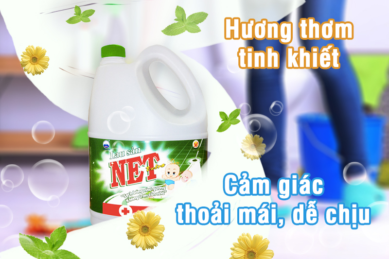 Nước lau sàn NET Extra can 4kg
