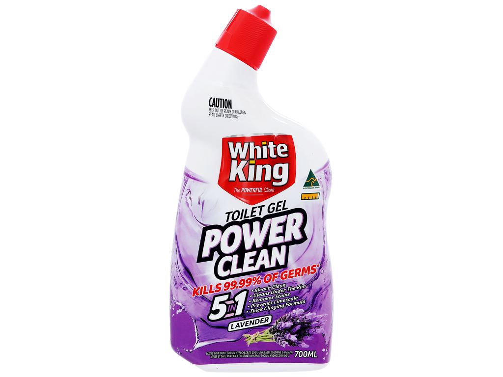 Gel vệ sinh tolet White King hương hoa oải hương 700ml 1