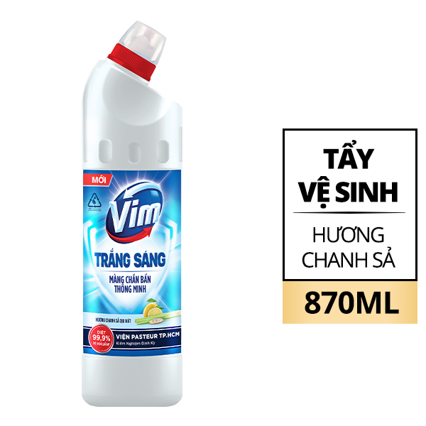 Tẩy bồn cầu VIM chanh sả 870ml
