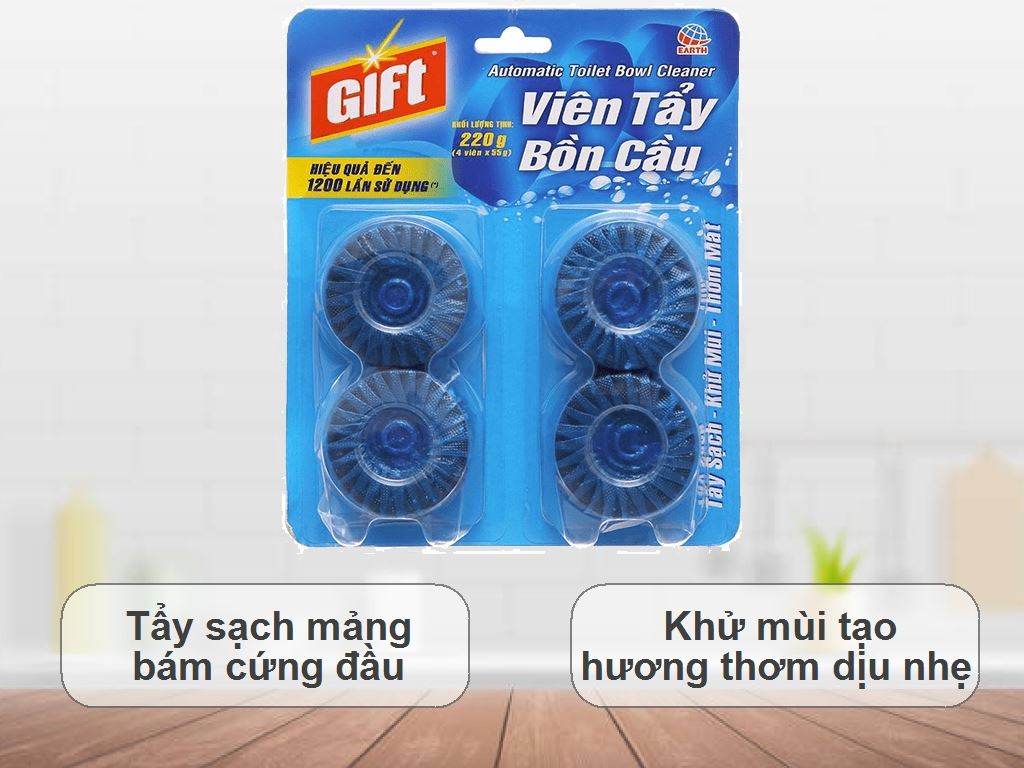 Viên tẩy bồn cầu Gift 220g 1