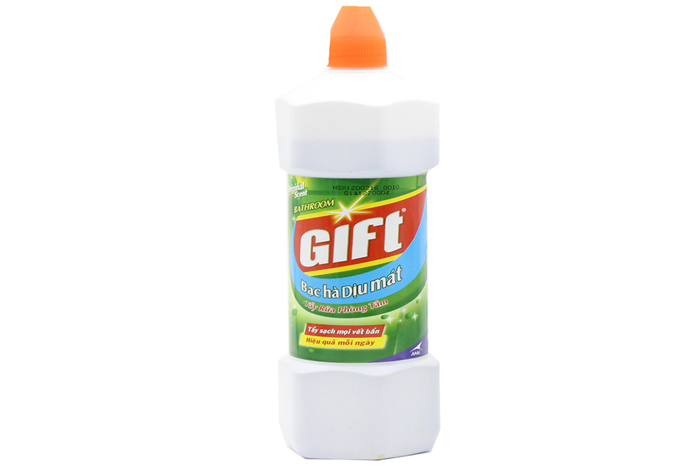 Nước tẩy nhà tắm Gift bạc hà 900 ml