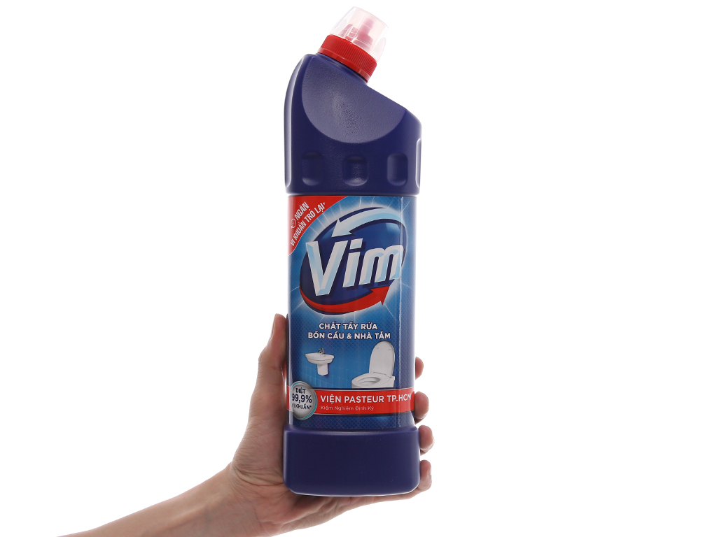 Nước tẩy bồn cầu & nhà tắm VIM diệt khuẩn 900ml | Bách Hoá XANH