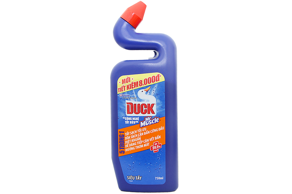 Nước tẩy bồn cầu Duck Mr Muscle Pro siêu tẩy 750ml