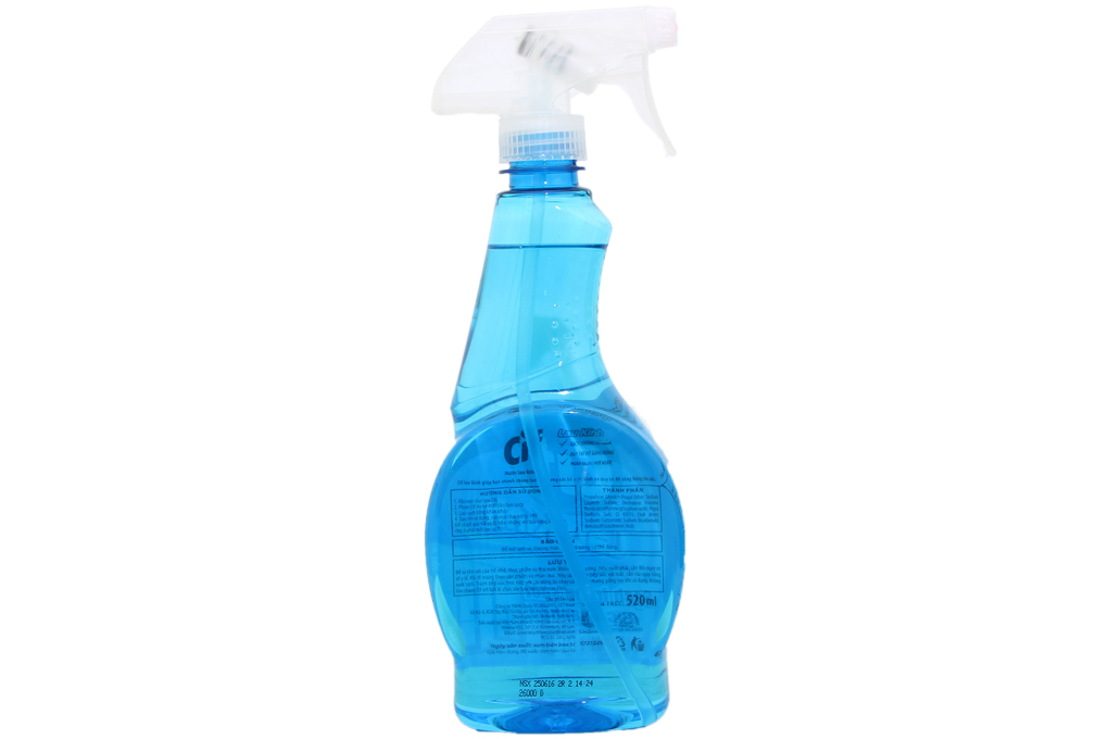 Nước lau kính Cif sạch trong suốt cực nhanh 520ml