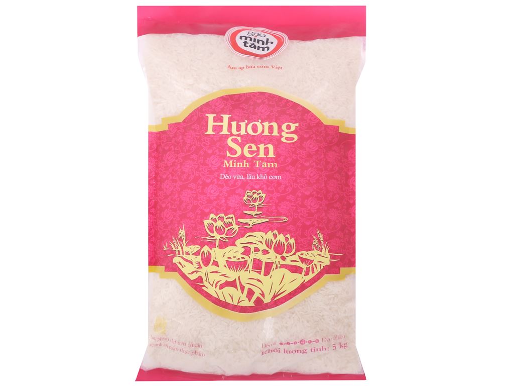 Gạo Hương Sen Minh Tâm túi 5kg 1