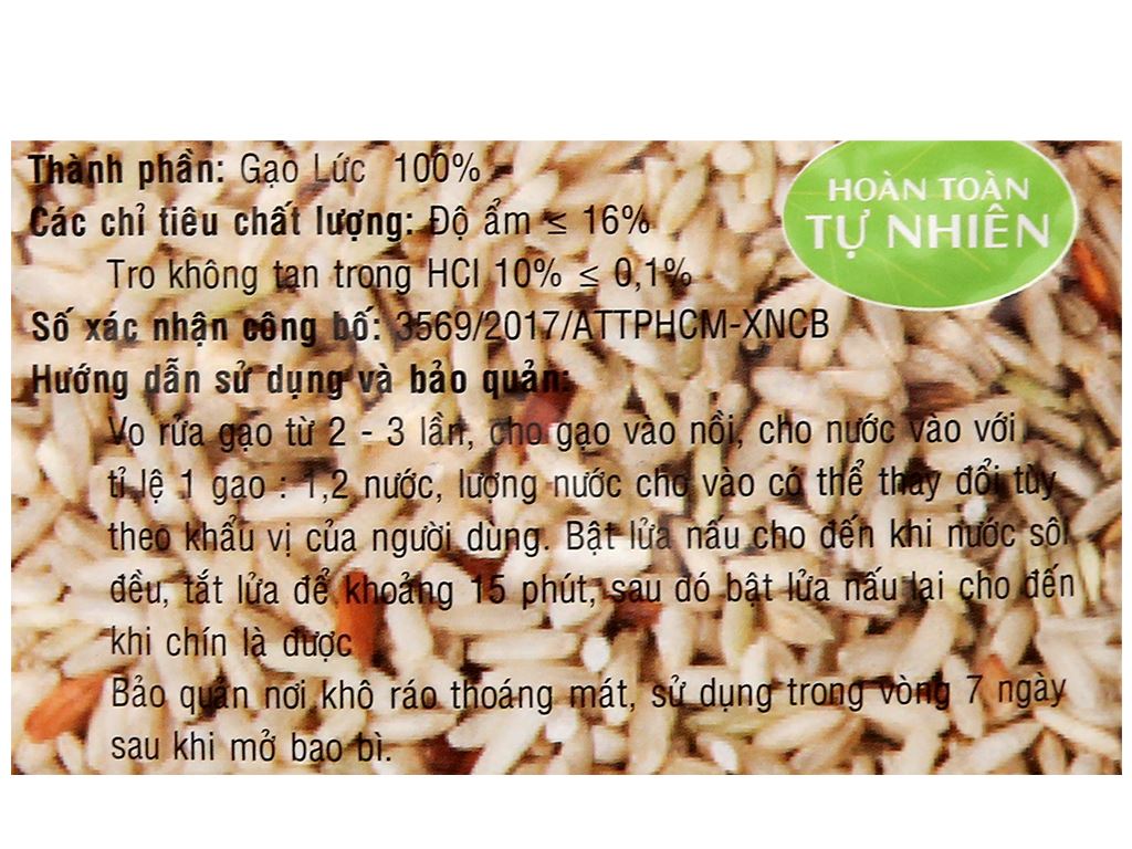 Gạo lức PMT túi 1kg 8