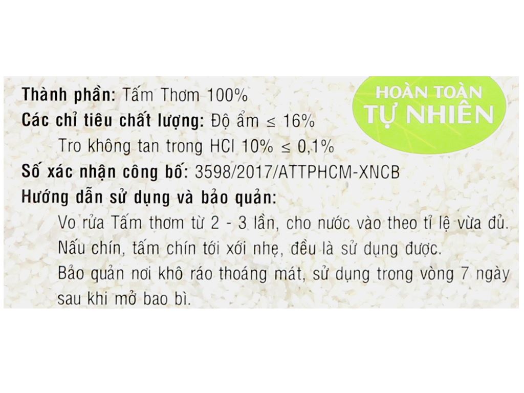 Gạo tấm thơm PMT túi 2kg 5