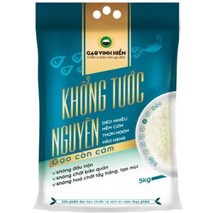 Gạo Vinh Hiển Khổng Tước Nguyên 5kg