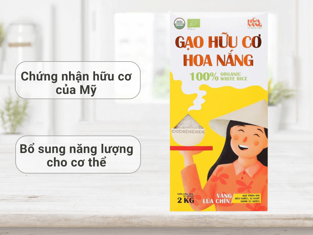 Gạo Hoa Nắng Vàng Tấm Đức 5kg - Sản Phẩm Chất Lượng Cho Bữa Cơm Gia Đình