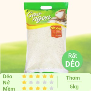 Gạo ngon Bách hoá XANH túi 5kg