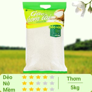 Gạo thơm lài Bách hoá XANH túi 5kg