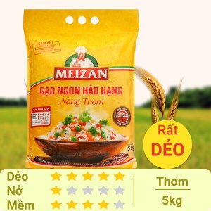 Gạo Meizan Nàng Thơm túi 5kg