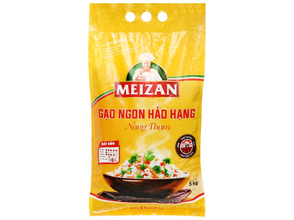 Gạo Meizan Nàng Thơm túi 5kg 1