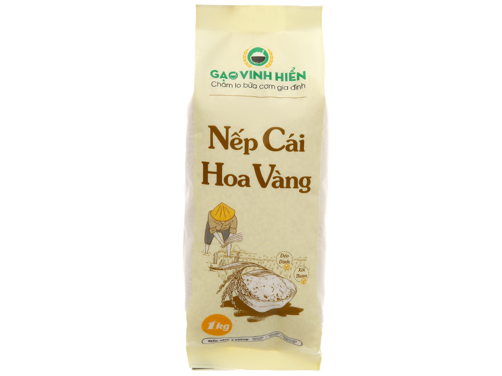 Nếp cái hoa vàng Vinh Hiển túi 1kg 1