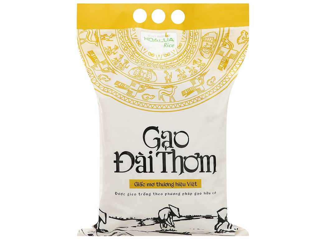 Gạo Đài Thơm Hoa Lúa túi 5kg 1