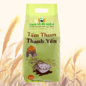 Gạo tấm thơm Thanh Yến Vinh Hiển túi 2kg