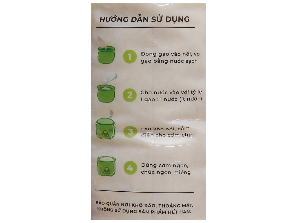 Gạo Ông Táo hương lài angkor Delifarm túi 5kg 7