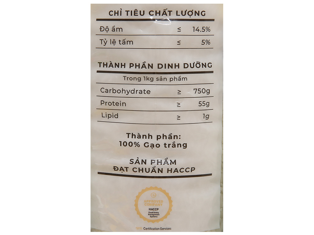 Gạo Ông Táo hương lài angkor Delifarm túi 5kg 8