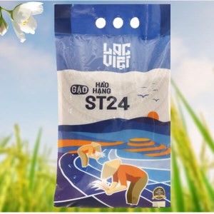 Gạo Lạc Việt hảo hạng ST24 túi 5kg