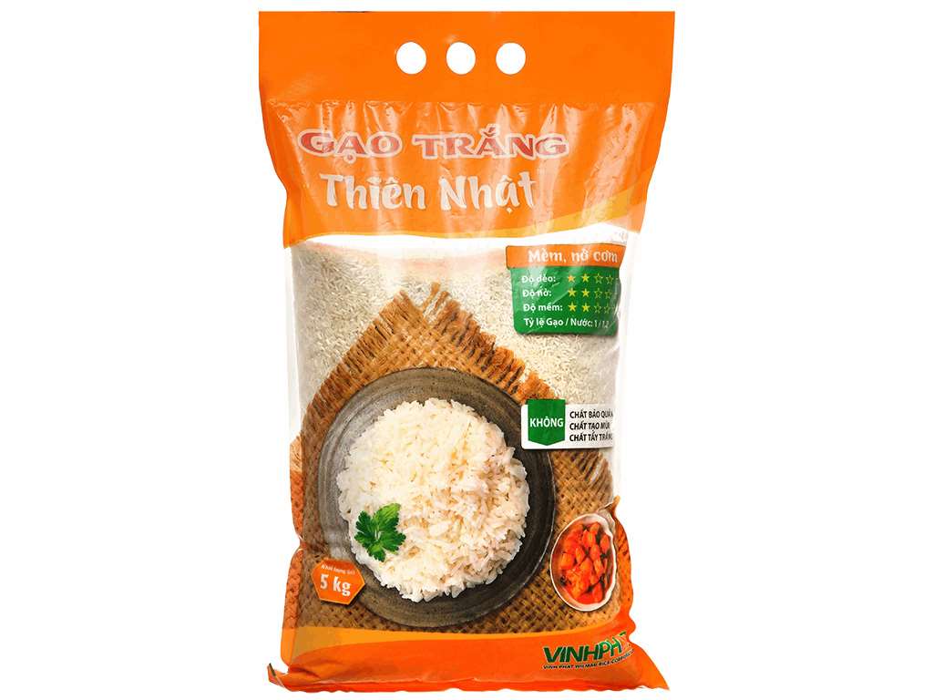 Gạo trắng Thiên Nhật túi 5kg 1