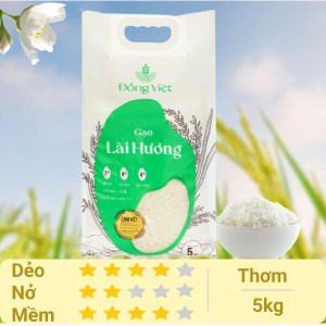 Gạo Lài hương Đồng Việt túi 5kg