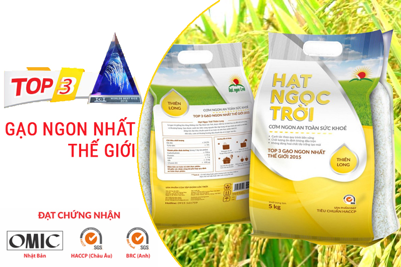 Gạo Hạt Ngọc Trời Thiên Long 5kg