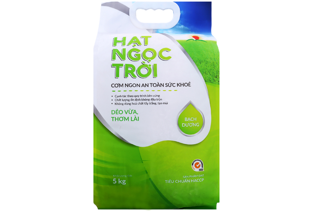 Gạo Hạt Ngọc Trời Bạch Dương 5kg