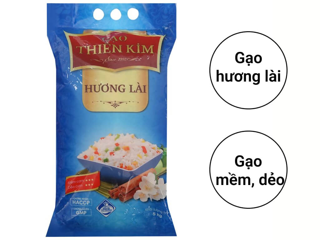 Gạo hương lài Thiên Kim túi 5kg 2